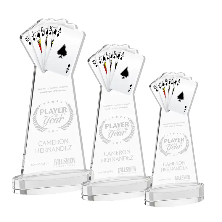 Poker Award on Alberton Base - Deep Etch #2