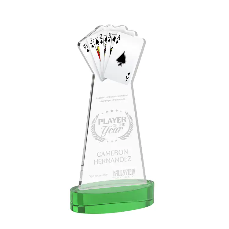 Poker Award on Alberton Base - Deep Etch #20