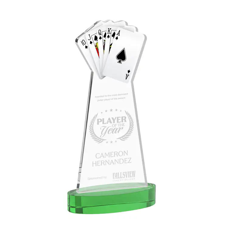 Poker Award on Alberton Base - Deep Etch #21