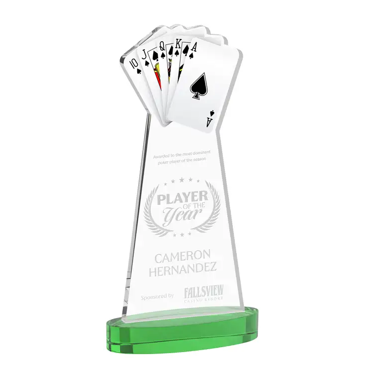 Poker Award on Alberton Base - Deep Etch #22