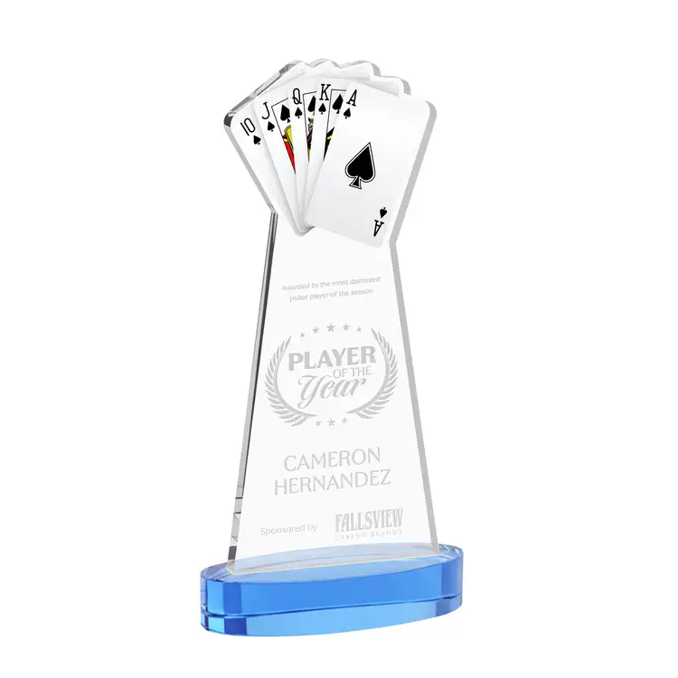 Poker Award on Alberton Base - Deep Etch #24