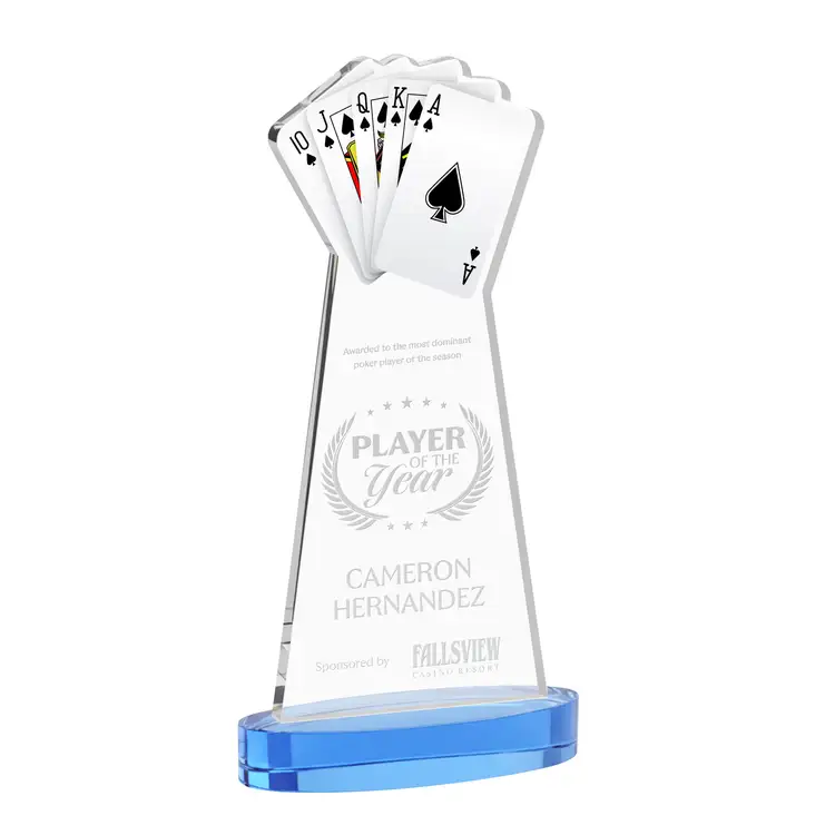 Poker Award on Alberton Base - Deep Etch #25