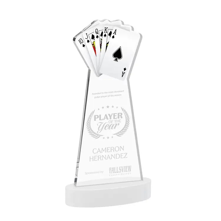 Poker Award on Alberton Base - Deep Etch #27