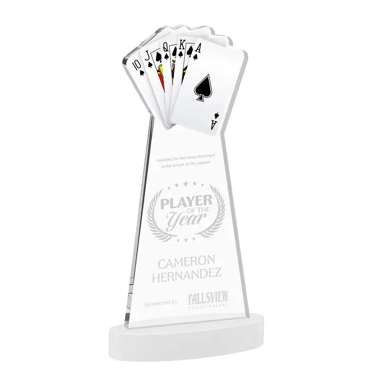 Poker Award on Alberton Base - Deep Etch #28