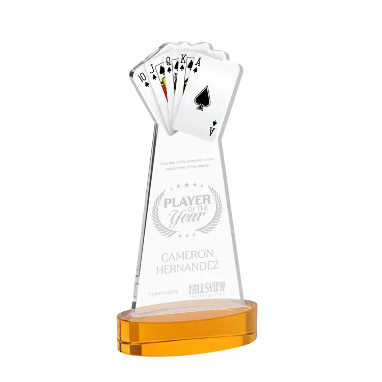 Poker Award on Alberton Base - Deep Etch #29