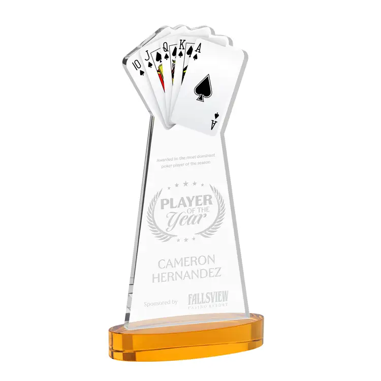 Poker Award on Alberton Base - Deep Etch #31