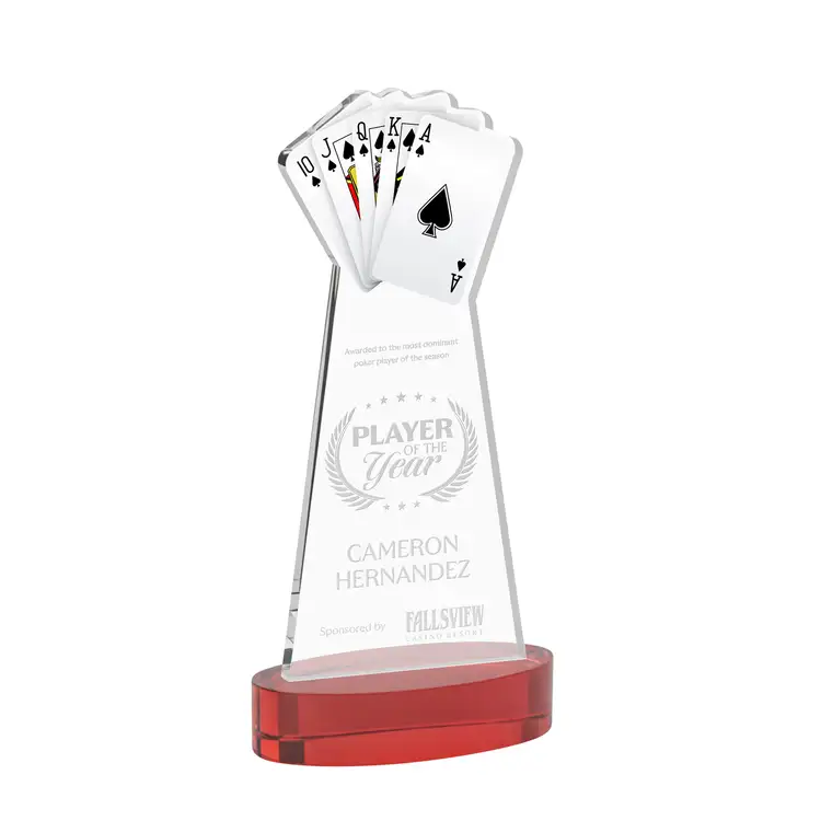 Poker Award on Alberton Base - Deep Etch #32