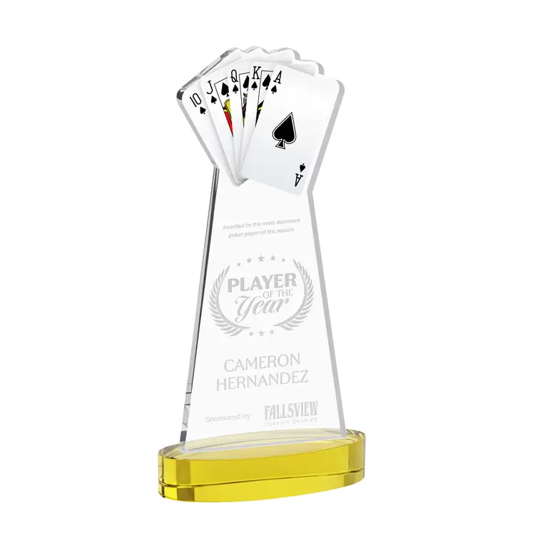 Poker Award on Alberton Base - Deep Etch #36