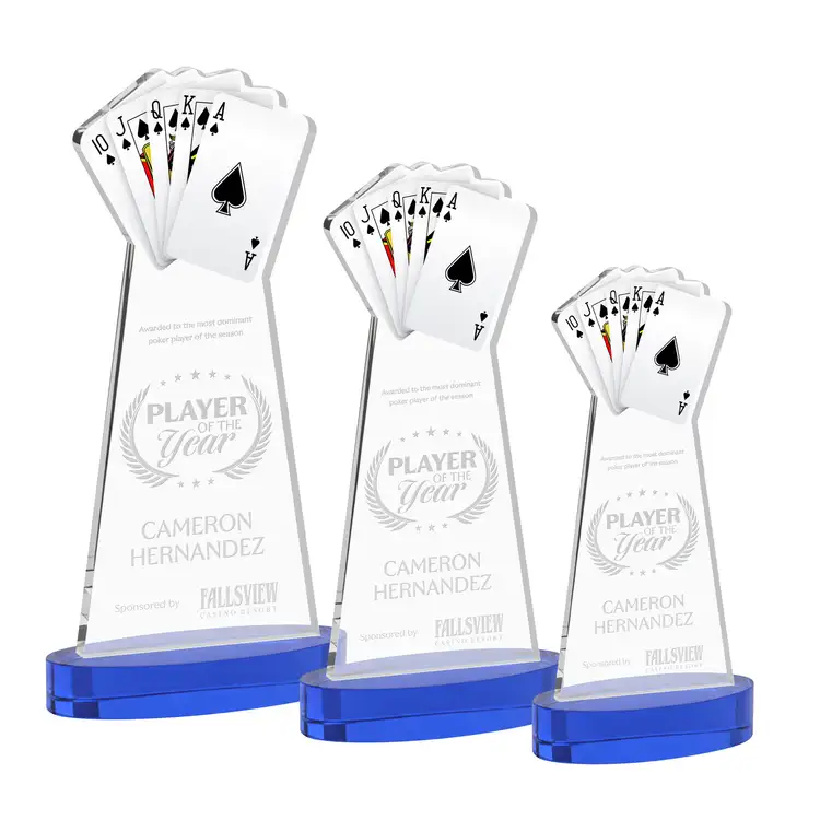 Poker Award on Alberton Base - Deep Etch #4