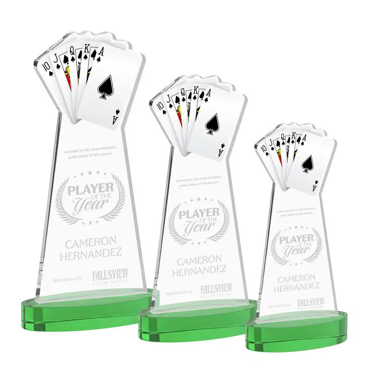 Poker Award on Alberton Base - Deep Etch #5