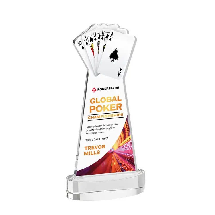 Trophée Poker sur socle Alberton - Multicolore #11