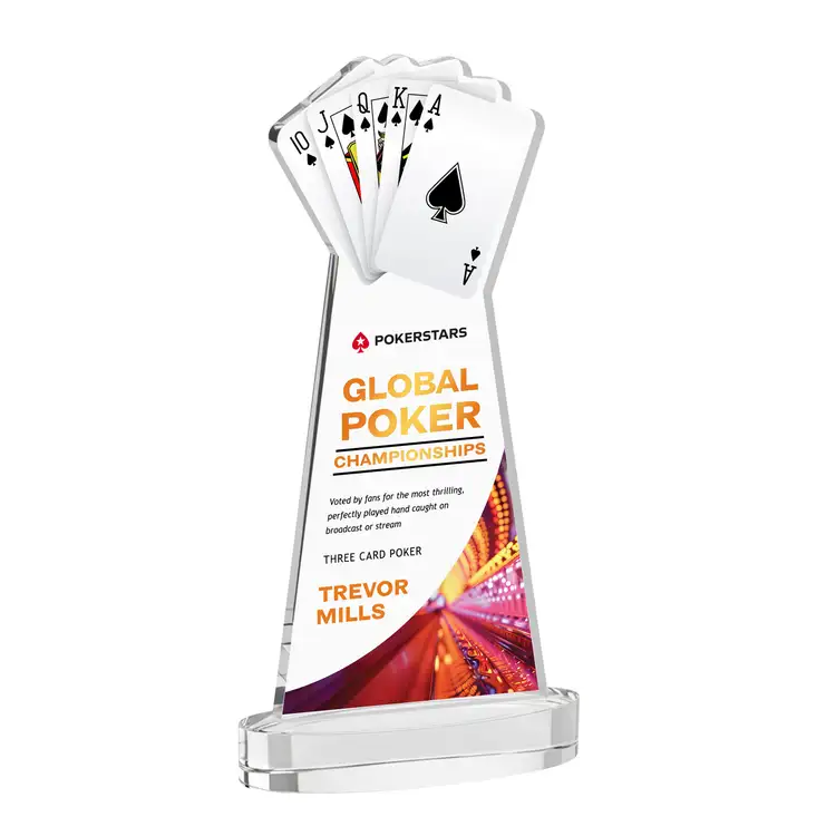 Trophée Poker sur socle Alberton - Multicolore #13