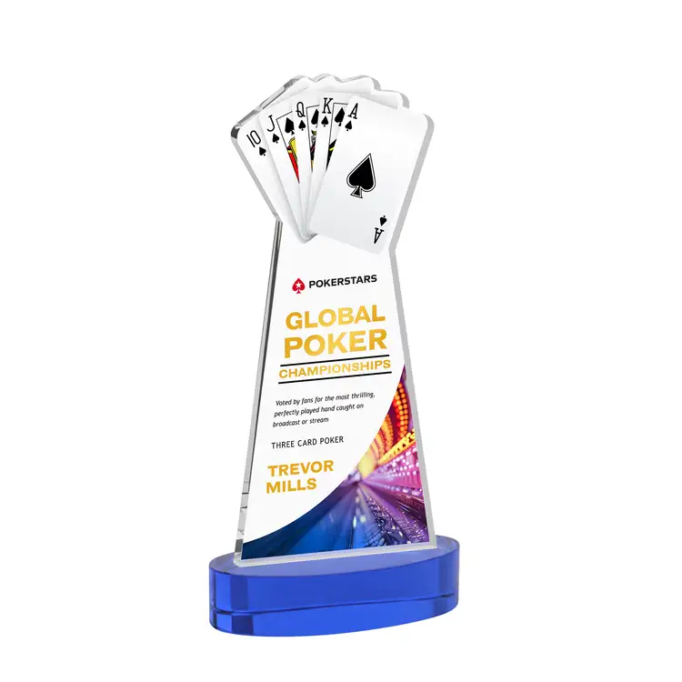 Trophée Poker sur socle Alberton - Multicolore #17