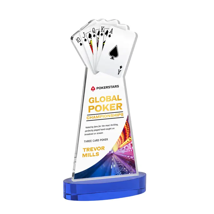 Trophée Poker sur socle Alberton - Multicolore #18