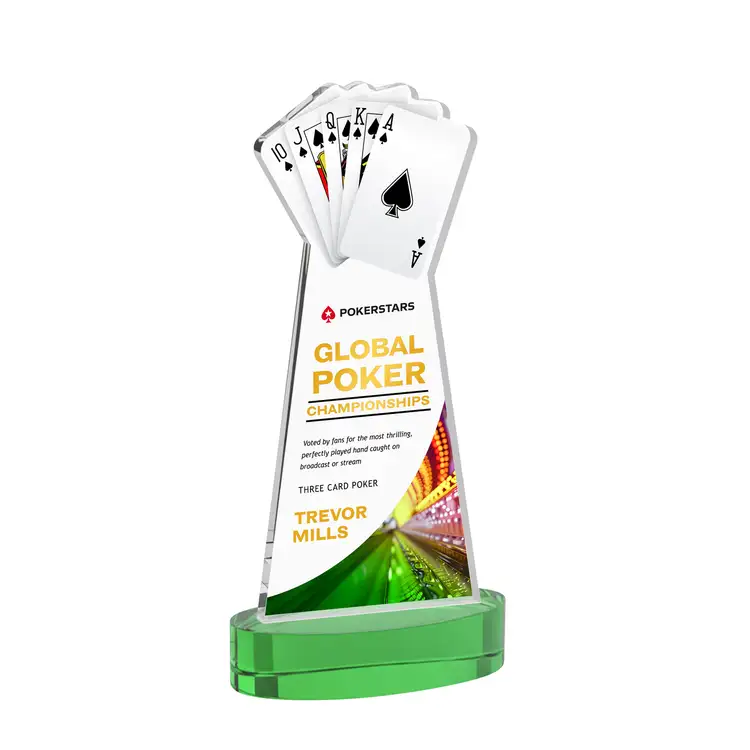 Trophée Poker sur socle Alberton - Multicolore #20