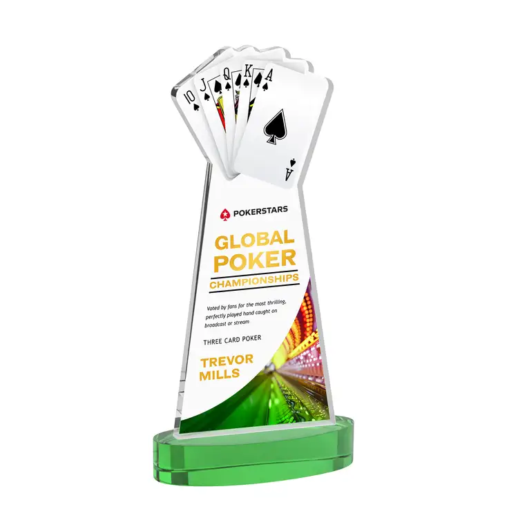 Trophée Poker sur socle Alberton - Multicolore #21