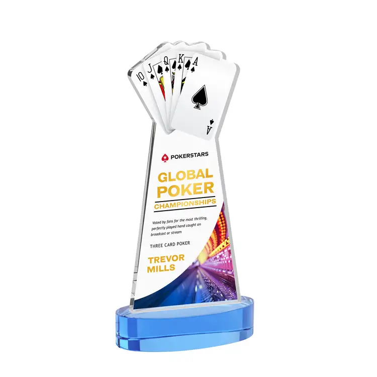 Trophée Poker sur socle Alberton - Multicolore #23