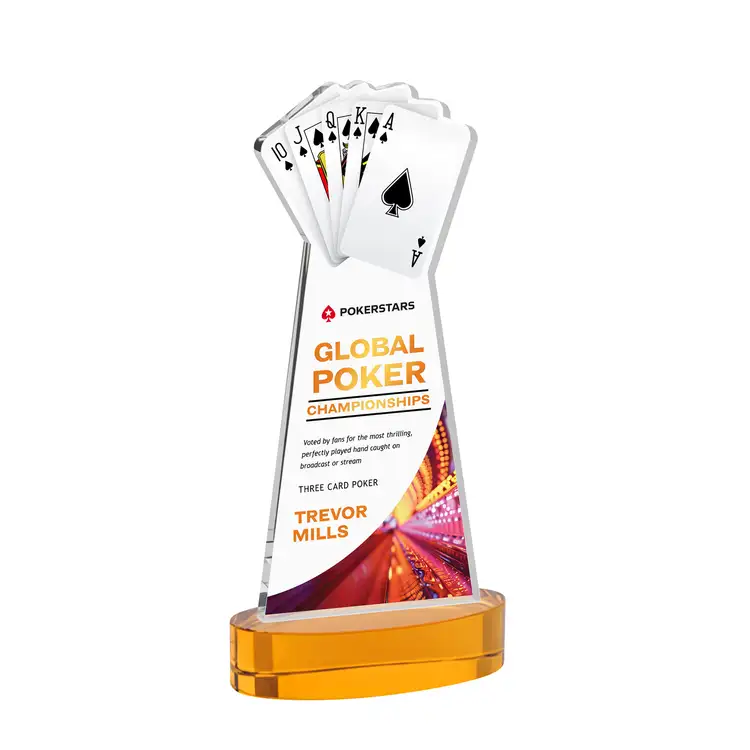 Trophée Poker sur socle Alberton - Multicolore #29