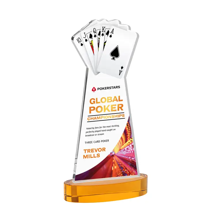 Trophée Poker sur socle Alberton - Multicolore #30