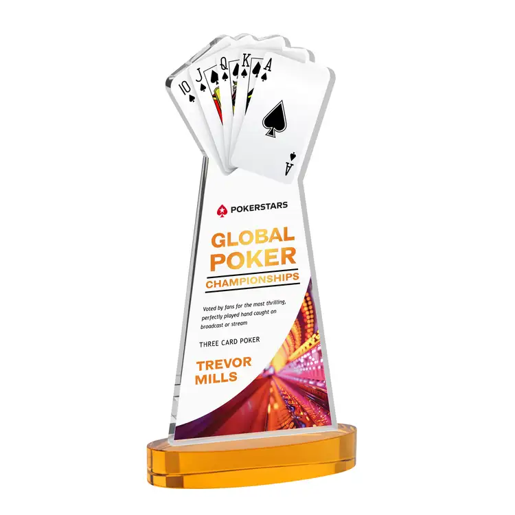 Trophée Poker sur socle Alberton - Multicolore #31