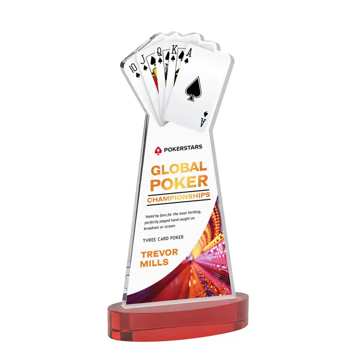 Trophée Poker sur socle Alberton - Multicolore #33