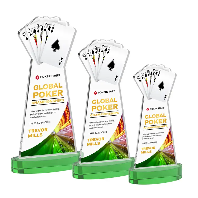 Trophée Poker sur socle Alberton - Multicolore #5
