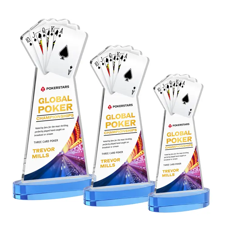 Trophée Poker sur socle Alberton - Multicolore #6