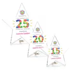 Trophée Polaris en acrylique - Étoile - Multicolore