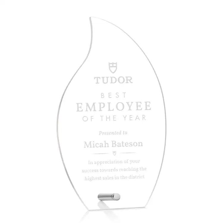 Polaris Acrylic Award - Flame - Laser Engraving #3