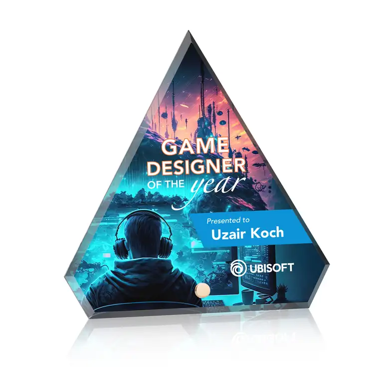 Trophée Polaris en acrylique - Losange - Multicolore #2