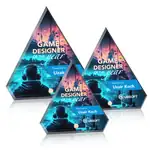 Trophée Polaris en acrylique - Losange - Multicolore