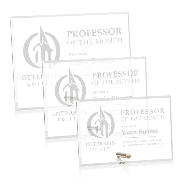 Polaris Acrylic Award - Rectangle (H) - Laser Engraving