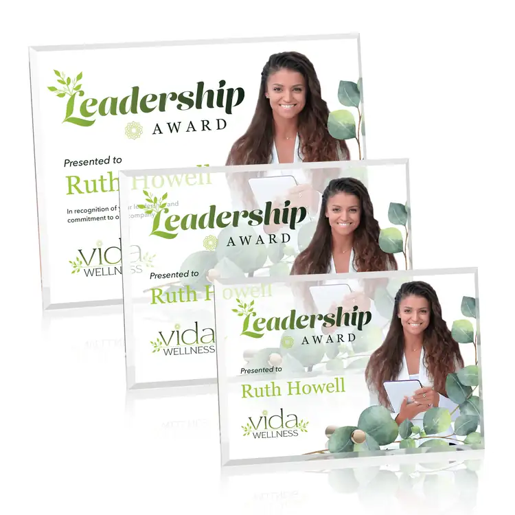 Polaris Acrylic Award - Rectangle (H) - Multicolor
