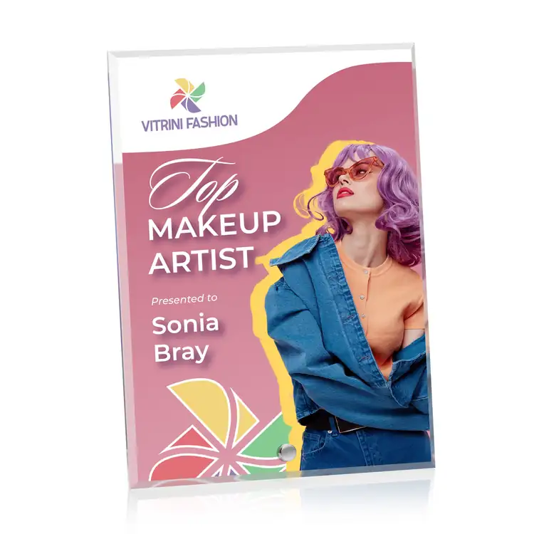 Polaris Acrylic Award - Rectangle (V) - Multicolor #3