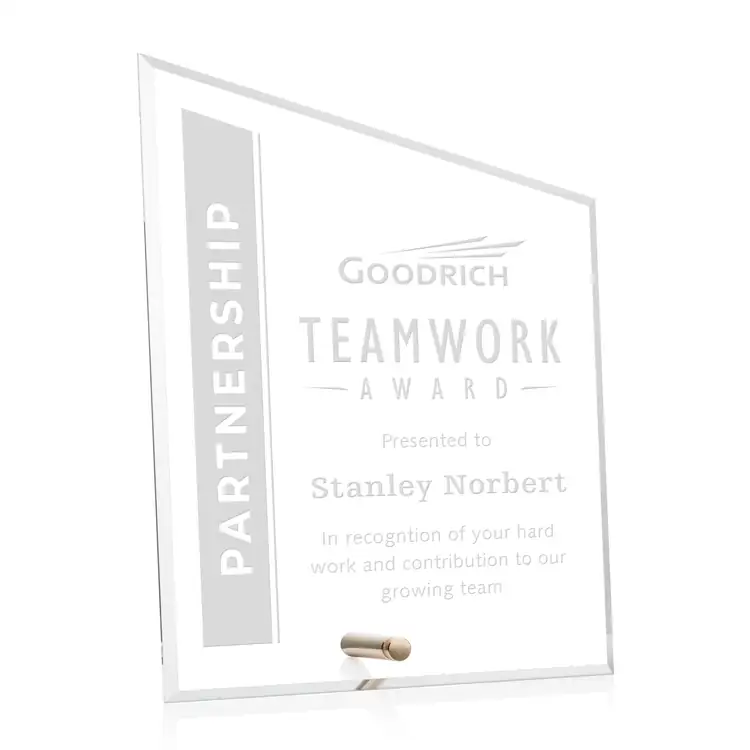 Polaris Acrylic Award - Peak - Laser Engraving #2