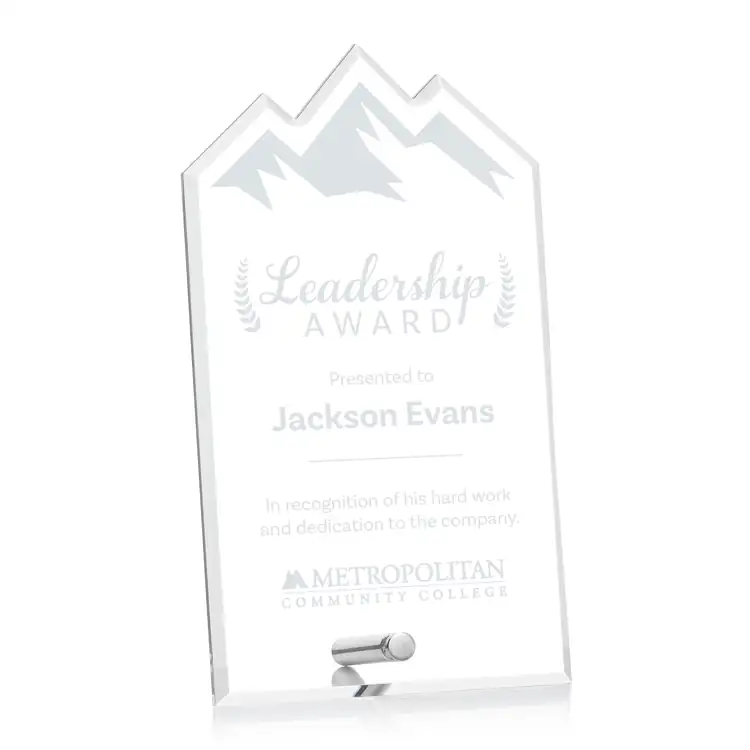Polaris Acrylic Award - Summit - Laser Engraving #3