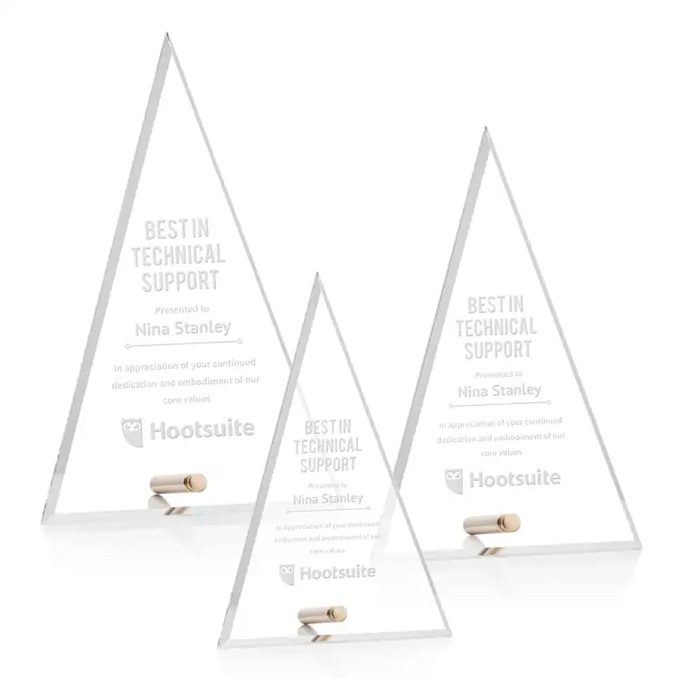 Polaris Acrylic Award - Tower - Laser Engraving