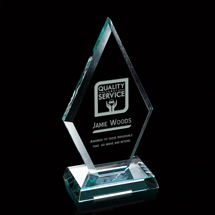 Premier Diamond Jade Glass Award #3