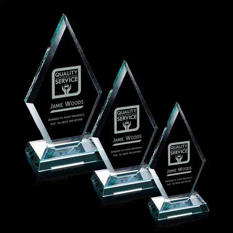 Premier Diamond Jade Glass Award