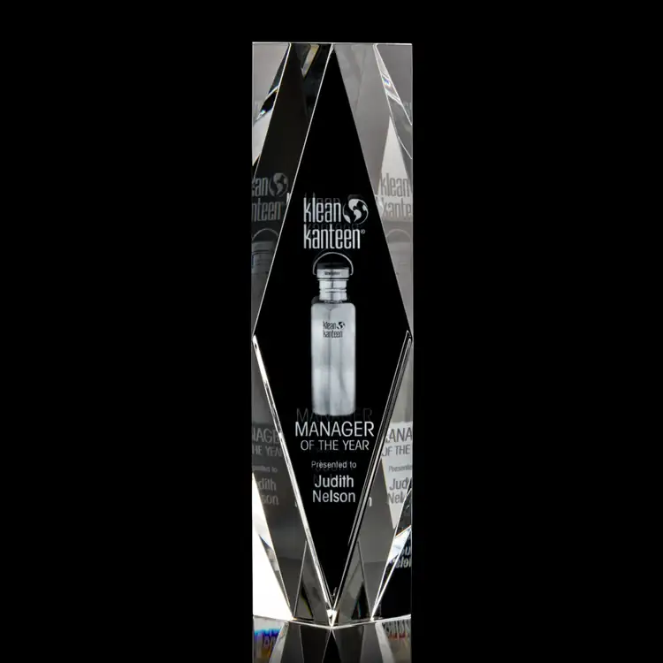 President Optical Crystal Award - 3D Engraving #2