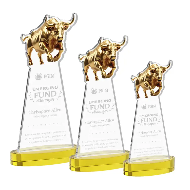 Trophée Raging Bull sur socle Alberton - Gravure #10