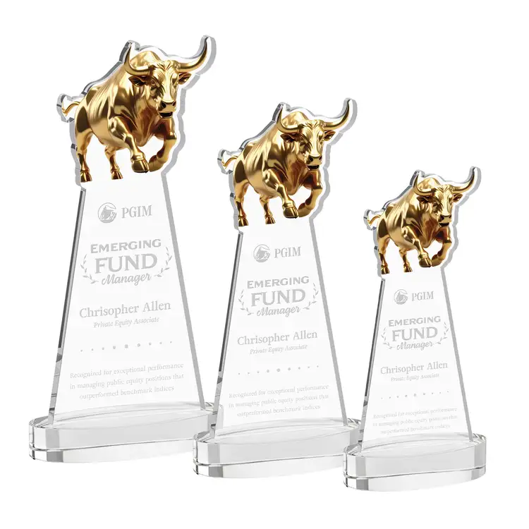 Trophée Raging Bull sur socle Alberton - Gravure #2