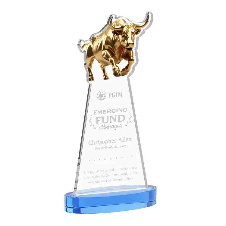 Trophée Raging Bull sur socle Alberton - Gravure #25