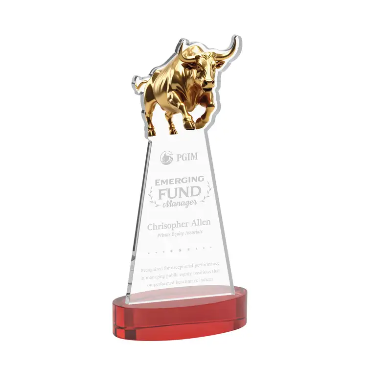 Trophée Raging Bull sur socle Alberton - Gravure #32