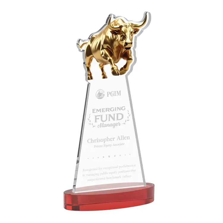 Trophée Raging Bull sur socle Alberton - Gravure #34