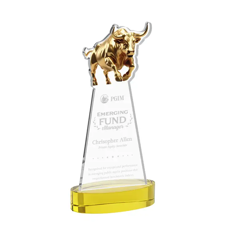 Trophée Raging Bull sur socle Alberton - Gravure #35