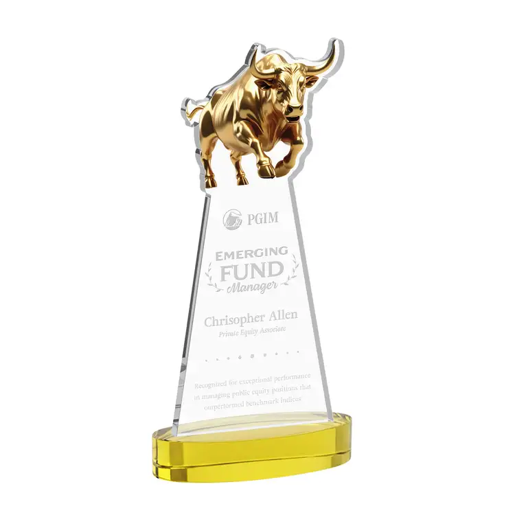 Trophée Raging Bull sur socle Alberton - Gravure #36