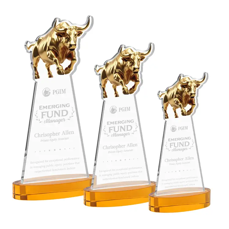 Trophée Raging Bull sur socle Alberton - Gravure #8