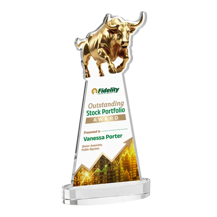 Trophée Raging Bull sur socle Alberton - Multicolore #13