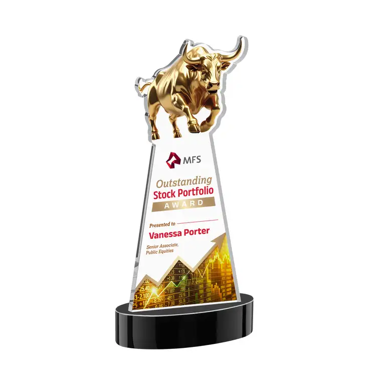 Trophée Raging Bull sur socle Alberton - Multicolore #14